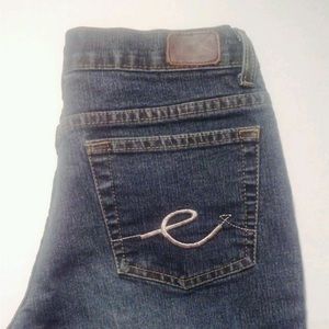 US Polo Assn Bootcut Women Size 11/12 Inseam 32” Dark Washed Stretch denim